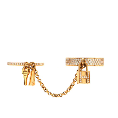 [Am jewelry]HM KELLY CLOCHETTE DOUBLE RING IN  WITH DIAMONDS