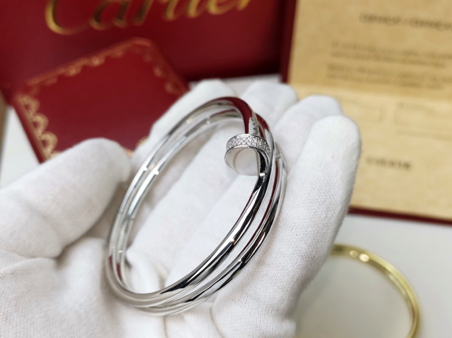 [Am jewelry]JUSTE BRACELET 3.5MM DOUBLE ROW DIAMOND