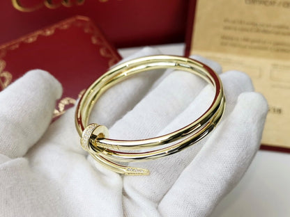 [Am jewelry]JUSTE BRACELET 3.5MM DOUBLE ROW DIAMOND