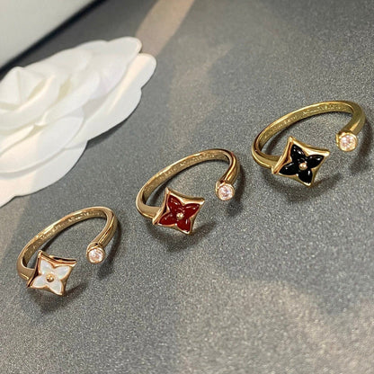 [Am jewelry]STAR 1 DIAMOND OPEN RING
