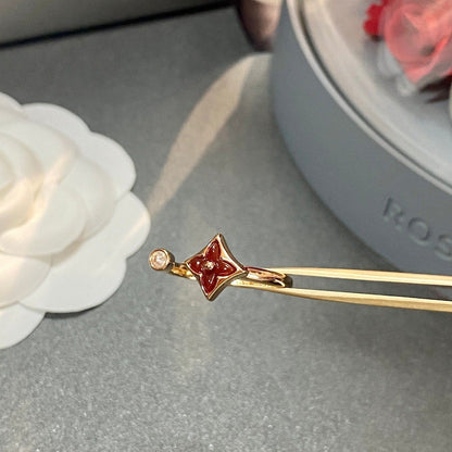 [Am jewelry]STAR 1 DIAMOND OPEN RING