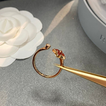 [Am jewelry]STAR 1 DIAMOND OPEN RING