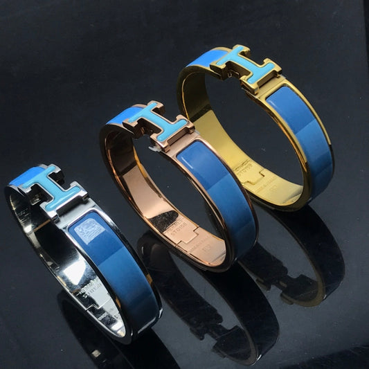 [Am jewelry]H BRACELET BLUE RAINBOW CERAMIC
