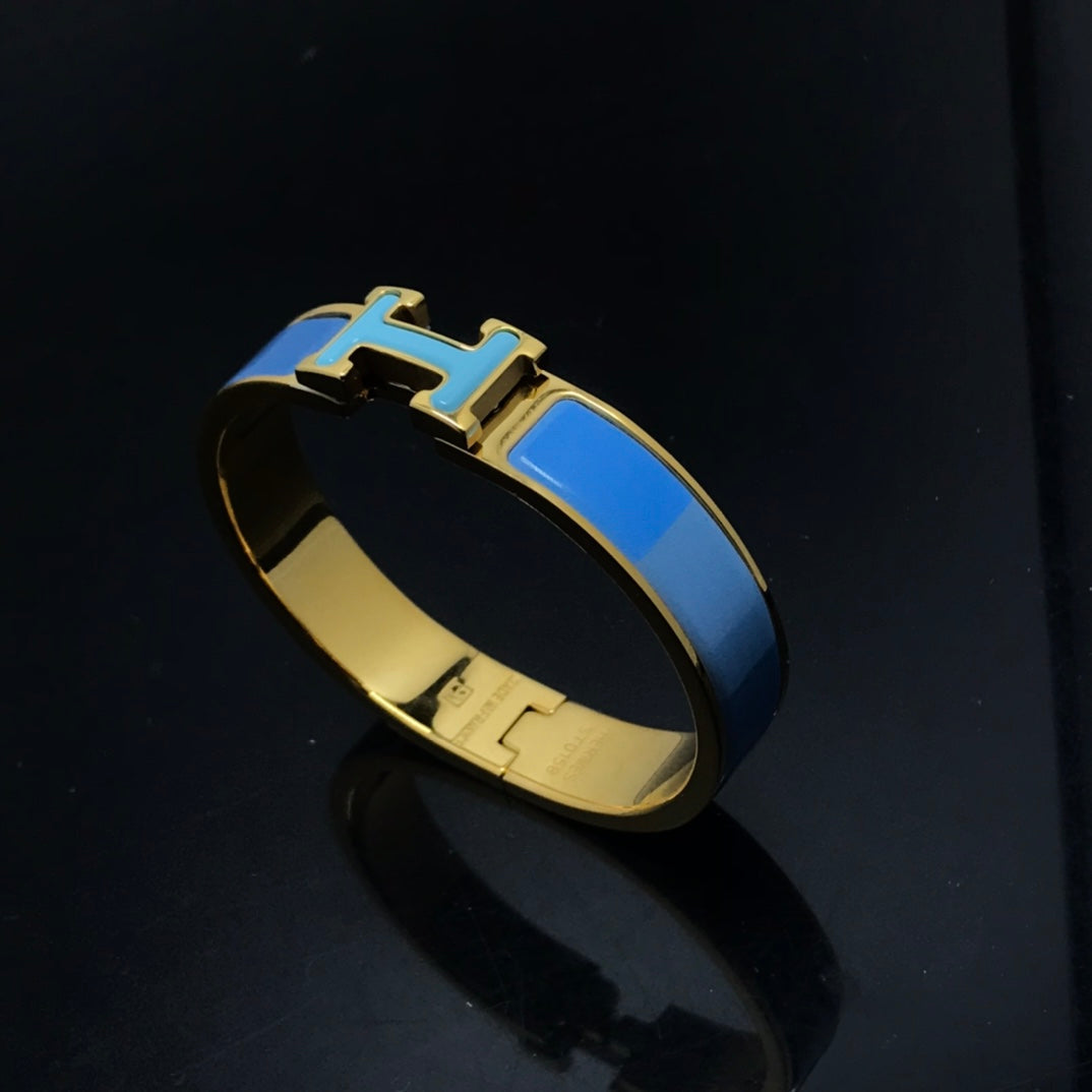 [Am jewelry]H BRACELET BLUE RAINBOW CERAMIC