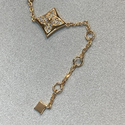 [Am jewelry]STAR AND SUN 4 MOTIFS GOLD DIAMONDS BRACELET