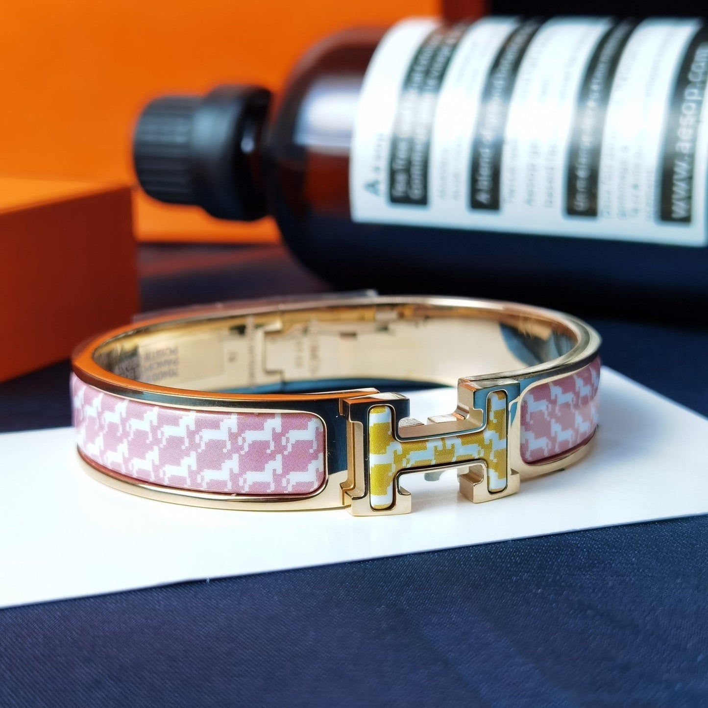 [Am jewelry]H HORSE BRACELET 12MM