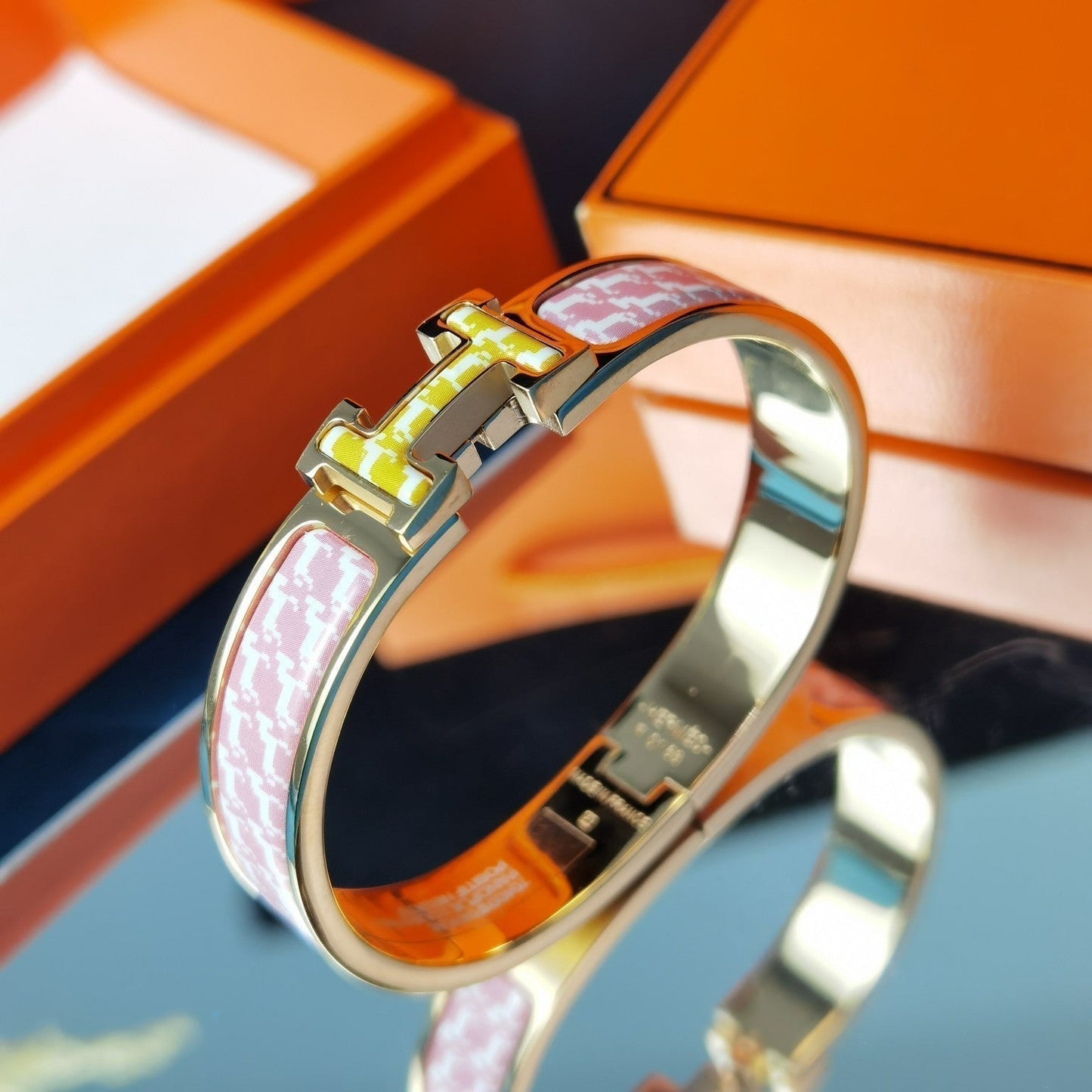 [Am jewelry]H HORSE BRACELET 12MM