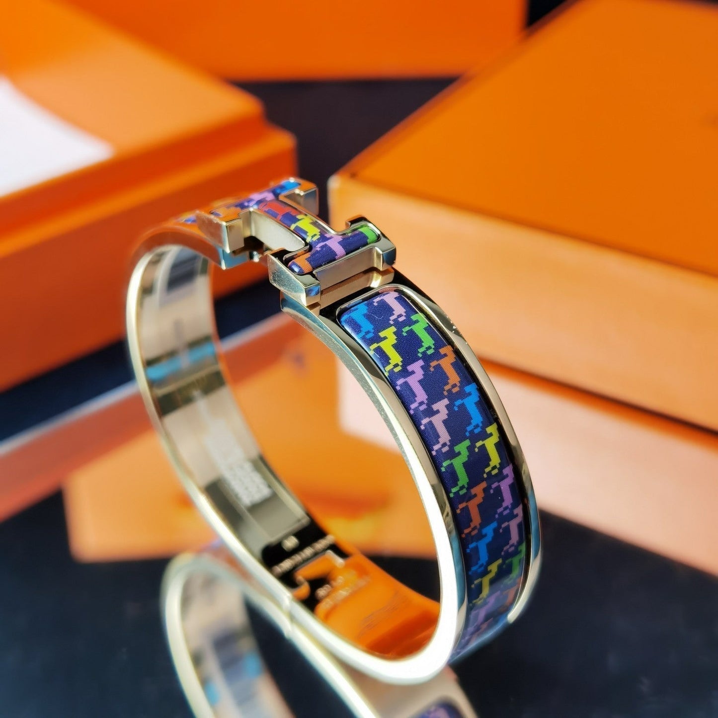 [Am jewelry]H HORSE BRACELET 12MM