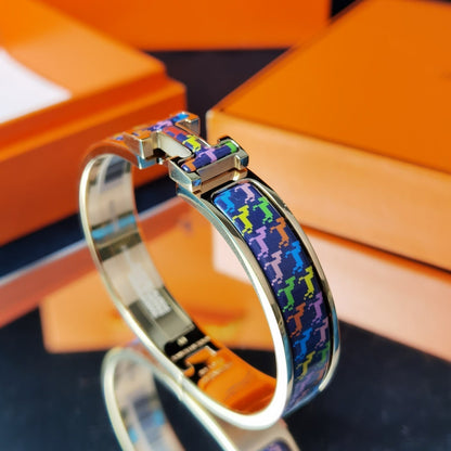 [Am jewelry]H HORSE BRACELET 12MM