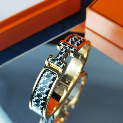 [Am jewelry]H HORSE BRACELET 12MM