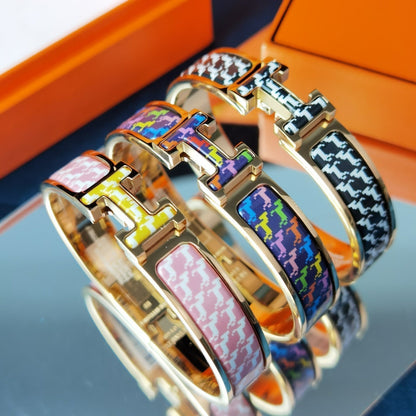 [Am jewelry]H HORSE BRACELET 12MM