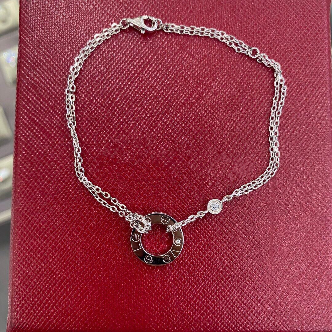 [Am jewelry]LOVE BRACELET 2 DIAMOND