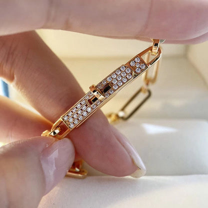[Am jewelry]CHAINE BRACELET SMALL MODEL DIAMOND