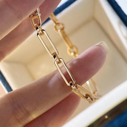 [Am jewelry]CHAINE BRACELET SMALL MODEL DIAMOND