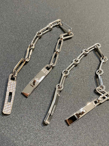 [Am jewelry]CHAINE BRACELET SMALL MODEL DIAMOND