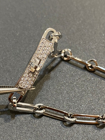 [Am jewelry]CHAINE BRACELET SMALL MODEL DIAMOND