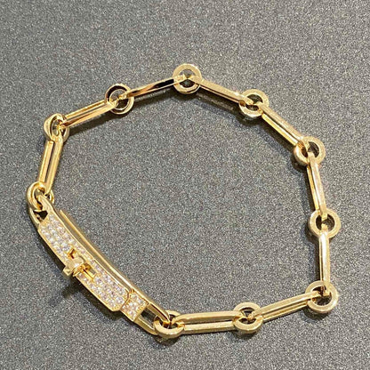 [Am jewelry]CHAINE BRACELET SMALL MODEL DIAMOND