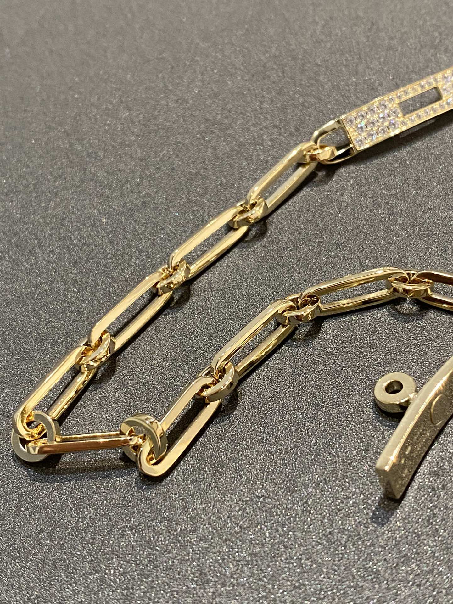 [Am jewelry]CHAINE BRACELET SMALL MODEL DIAMOND