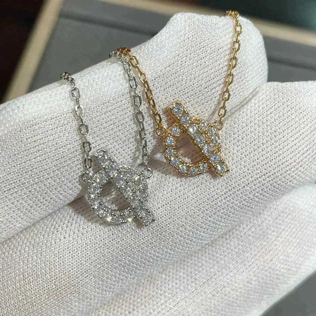 [Am jewelry]ECHAPEE NECKLACE DIAMOND