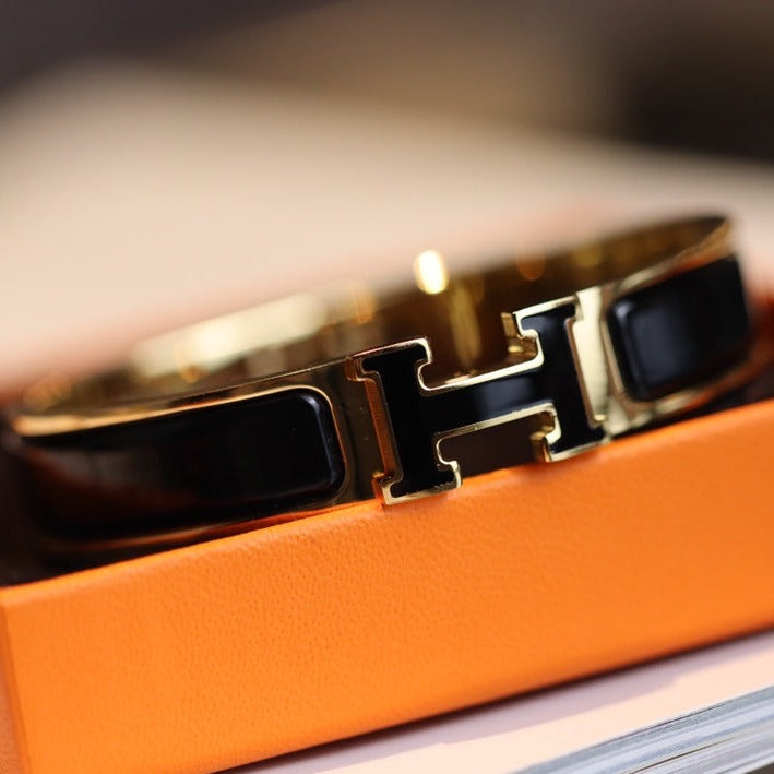 [Am jewelry]H BRACELET 12MM GOLD