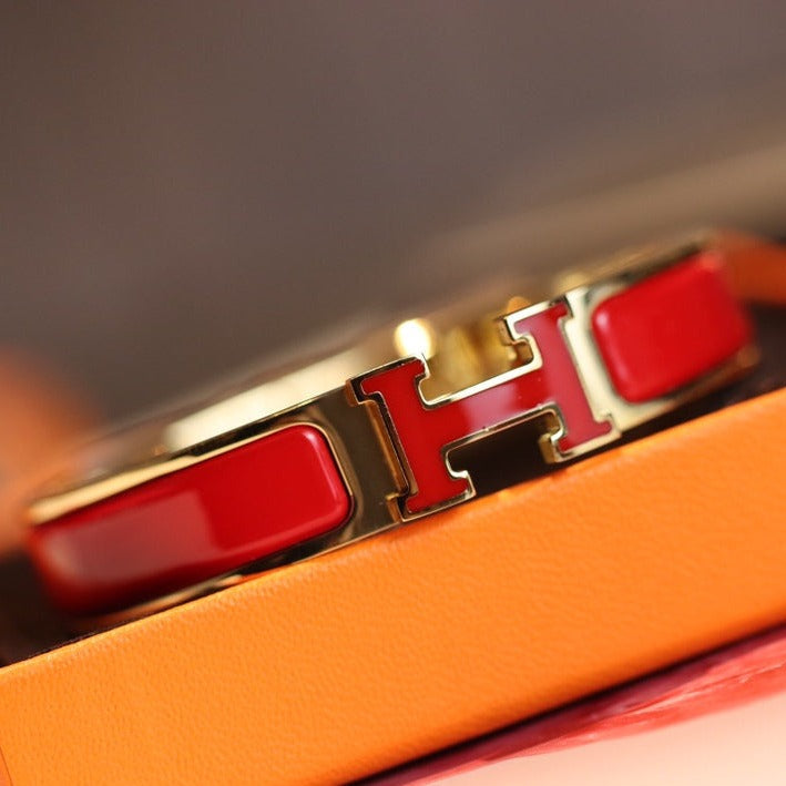 [Am jewelry]H BRACELET 12MM GOLD