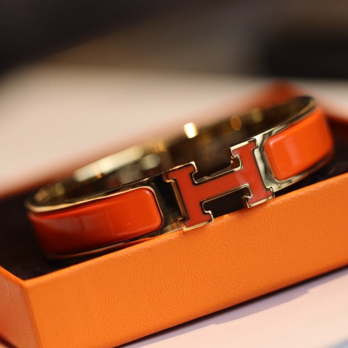 [Am jewelry]H BRACELET 12MM GOLD