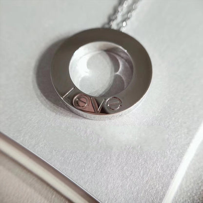 [Am jewelry]LOVE NECKLACE ADJUSTABLE SILVER