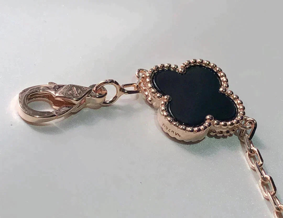 [Am jewelry]CLOVER 5 MOTIFS MULTICOLOR BRACELET