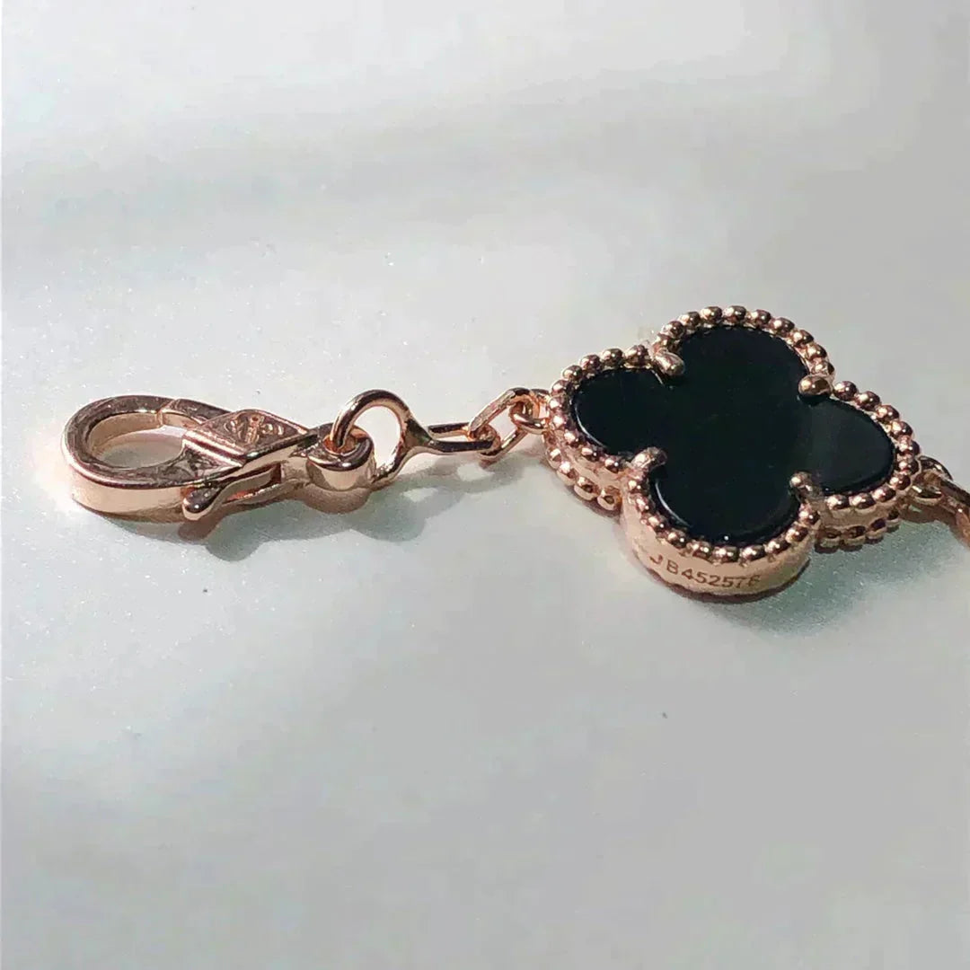 [Am jewelry]CLOVER 5 MOTIFS MULTICOLOR BRACELET