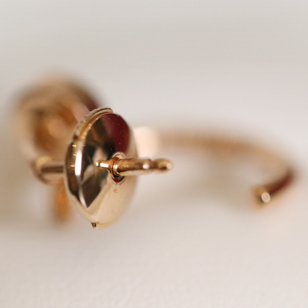 [Am jewelry]JUSTE EARRINGS PINK GOLD