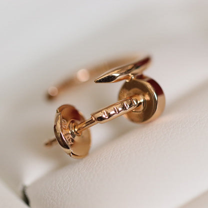 [Am jewelry]JUSTE EARRINGS PINK GOLD