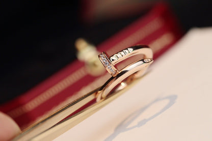 [Am jewelry]JUSTE RING 2.65MM PINK GOLD DIAMOND