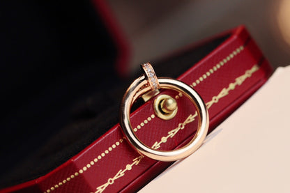 [Am jewelry]JUSTE RING 2.65MM PINK GOLD DIAMOND