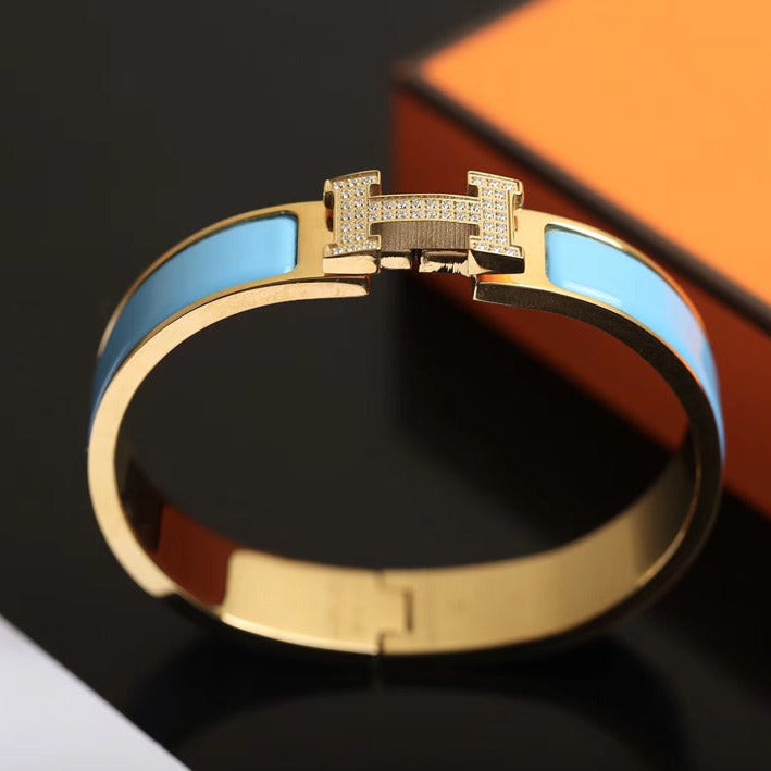 [Am jewelry]H CLOUD BLUE BRACELET GOLD DIAMOND