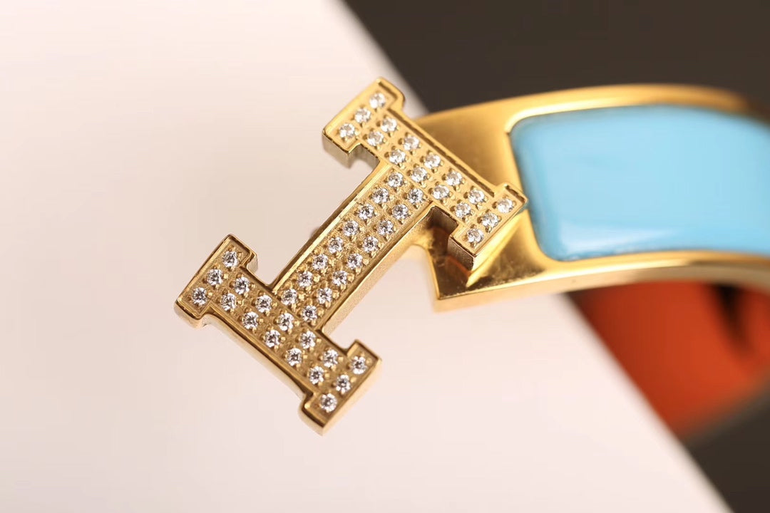 [Am jewelry]H CLOUD BLUE BRACELET GOLD DIAMOND