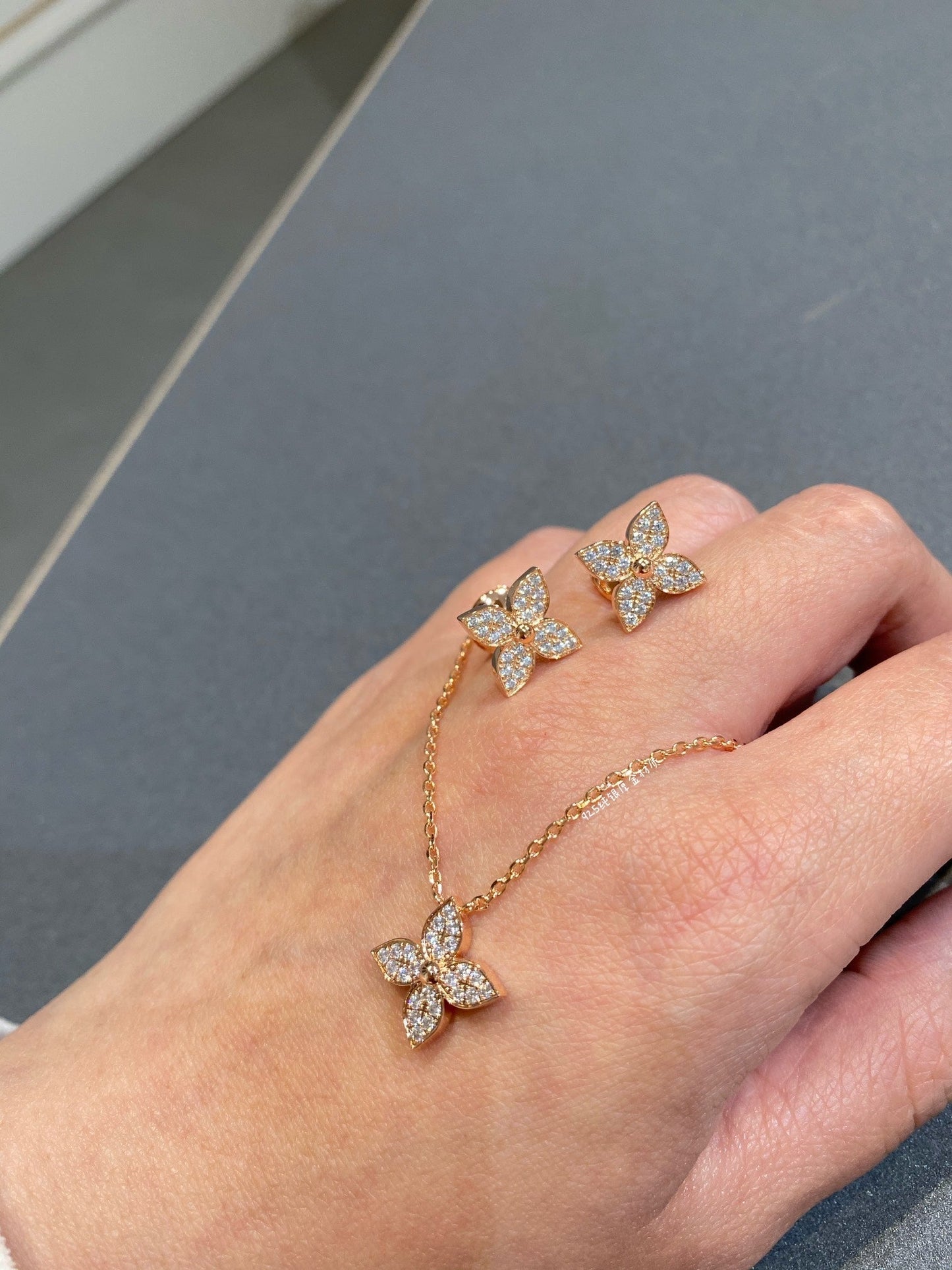 [Am jewelry]STAR DIAMOND NECKALCE