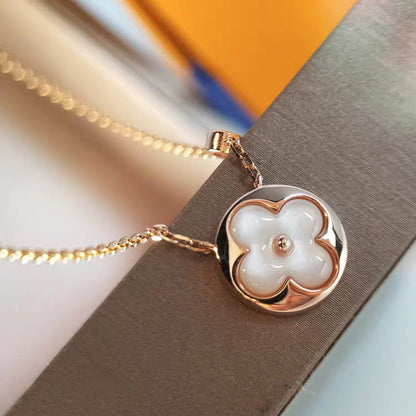 [Am jewelry]SUN MOP GOLD 1 DIAMOND NECKLACE
