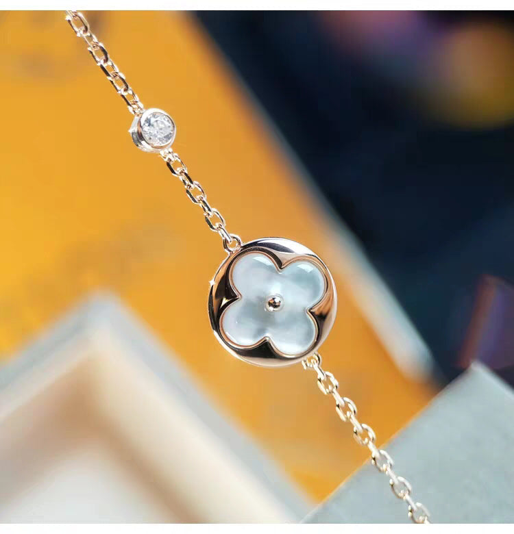 [Am jewelry]SUN MOP GOLD 1 DIAMOND NECKLACE