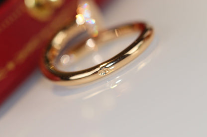 [Am jewelry]JUSTE RING 2.65MM GOLD DIAMOND
