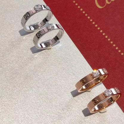 [Am jewelry]LOVE RING 3.6MM 1 BIG DIAMOND