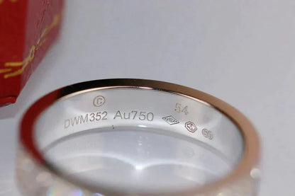 [Am jewelry]LOVE RING 3.6MM DIAMOND PAVED