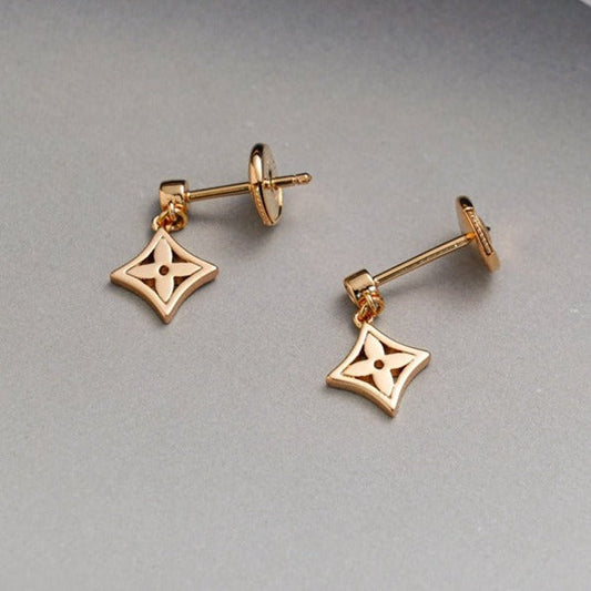 [Am jewelry]STAR EARRINGS GOLD
