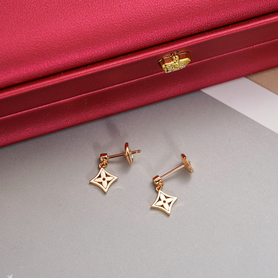 [Am jewelry]STAR EARRINGS GOLD