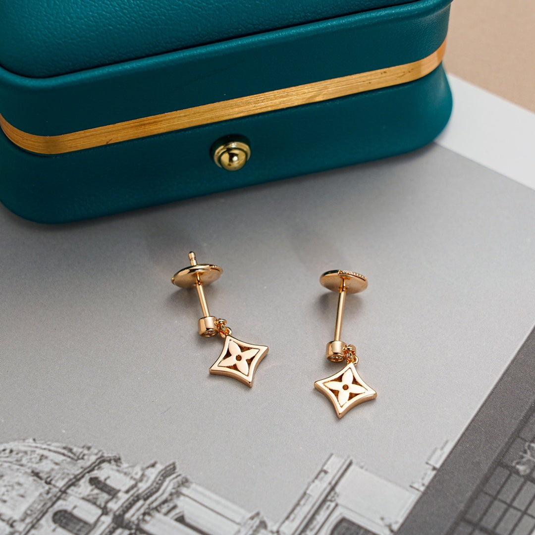 [Am jewelry]STAR EARRINGS GOLD