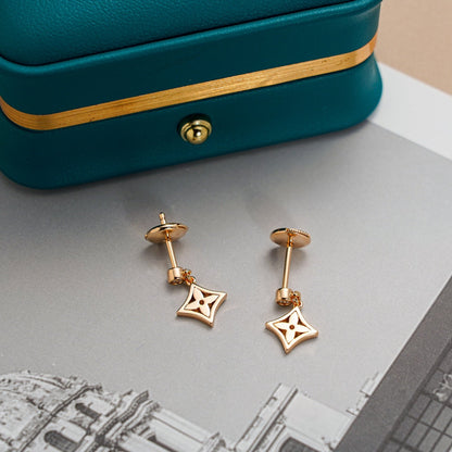 [Am jewelry]STAR EARRINGS GOLD