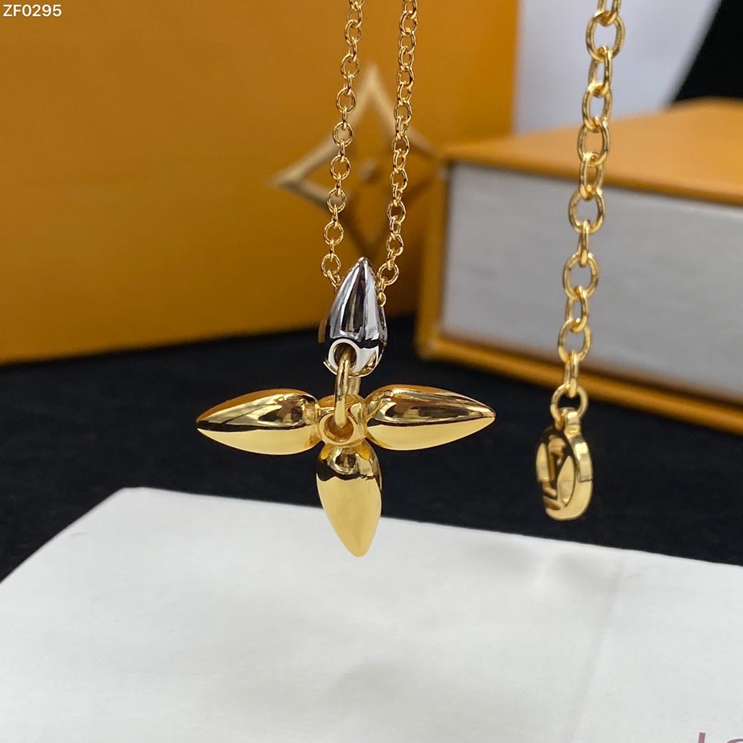 [Am jewelry]LOUISETTE PEDANT GOLD NECKLACE