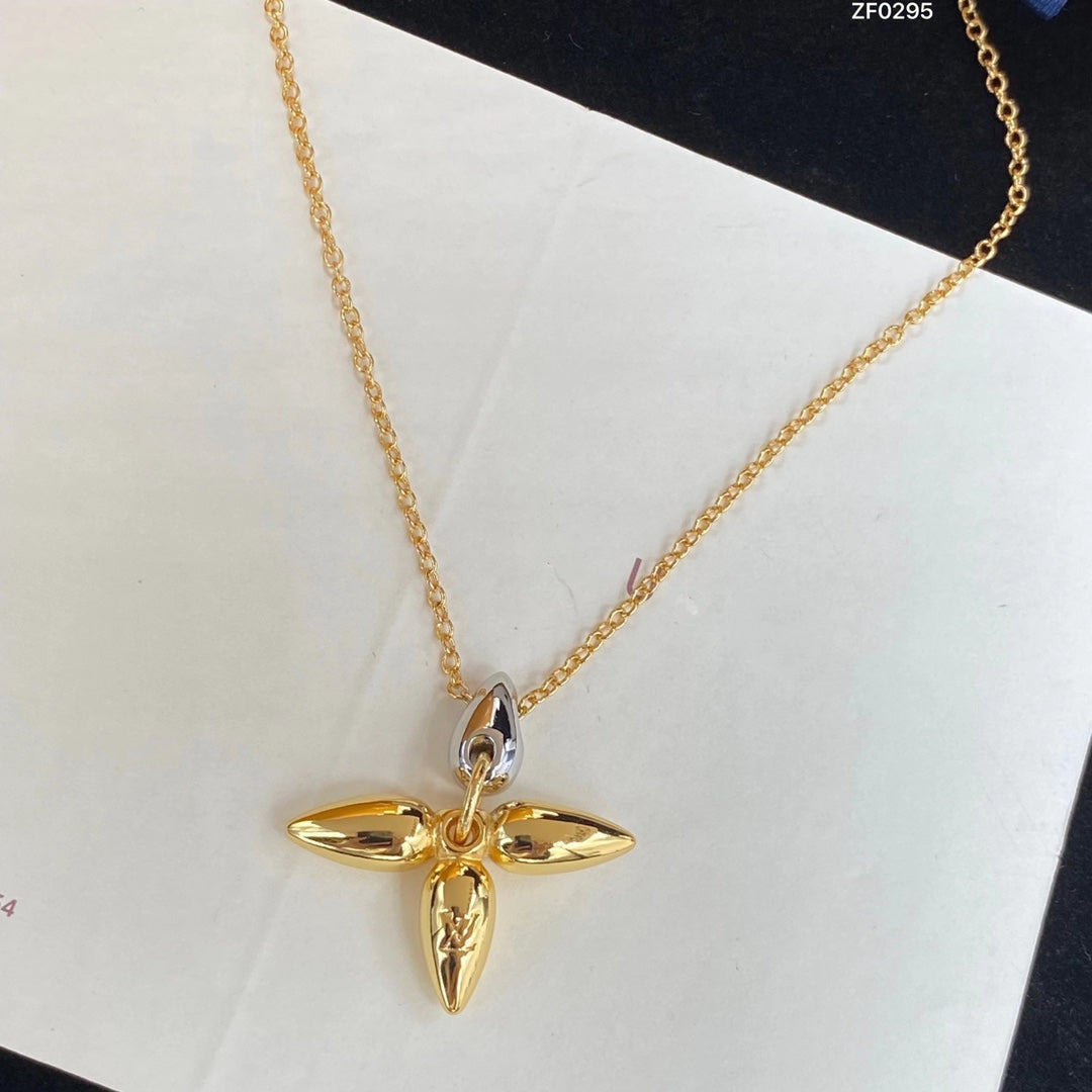 [Am jewelry]LOUISETTE PEDANT GOLD NECKLACE