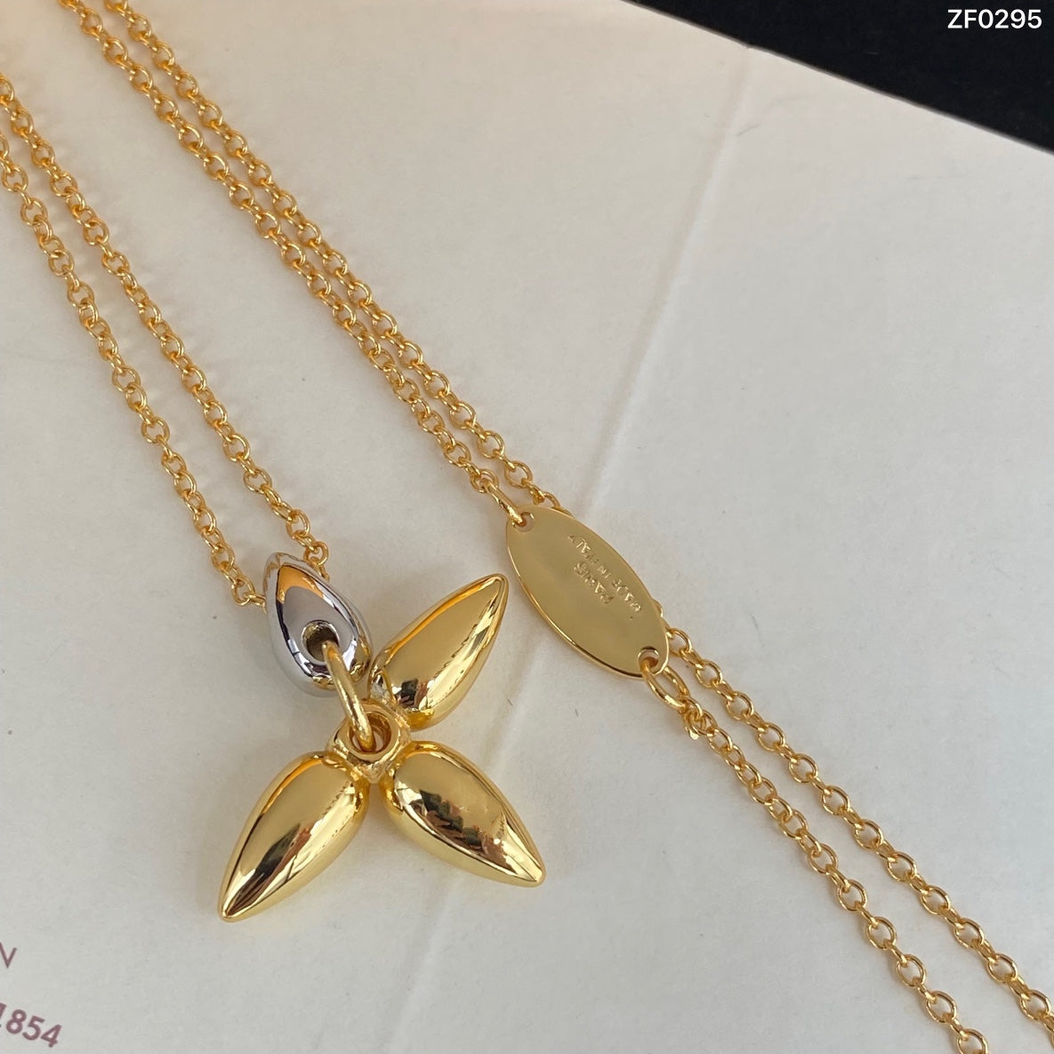 [Am jewelry]LOUISETTE PEDANT GOLD NECKLACE