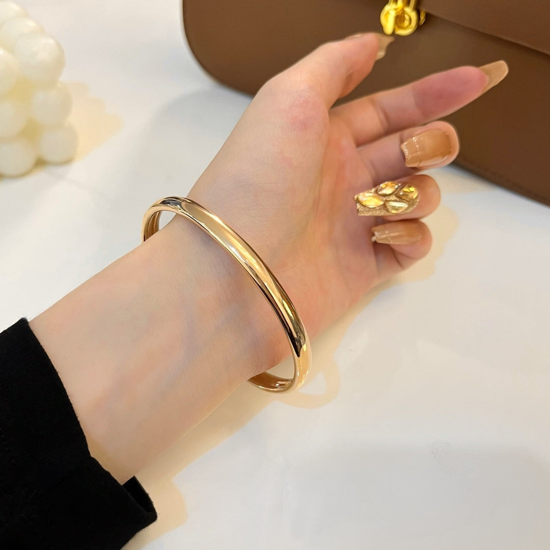[Am jewelry]PANTHERE GOLD DIAMOND OPEN BRACELET