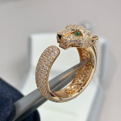 [Am jewelry]PANTHERE PINK GOLD DIAMOND RING